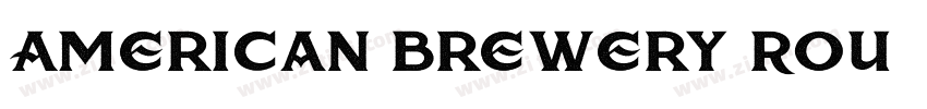 American Brewery Rou字体转换